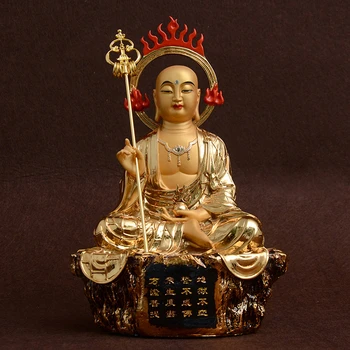 Nanwudi Tibera kralj Bodhisattva, ki ponujajo Susheng, smole, Buda, tla Tibera kip Zuoyan biqiu, 12 cm