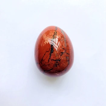 Naravni Zaviralec Jasper kamen Jajce ,Red Jasper Kamen Velike Skrbi Kamen, Meditacije,Zdravljenje Kamen Jajce,Fidget Jajce,35X45MM