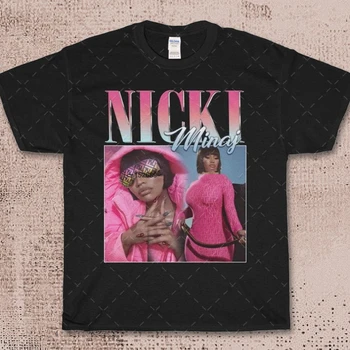 Nicki Minaj Rap Hip Hop 90. LETIH Retro Vintage Majica s kratkimi rokavi