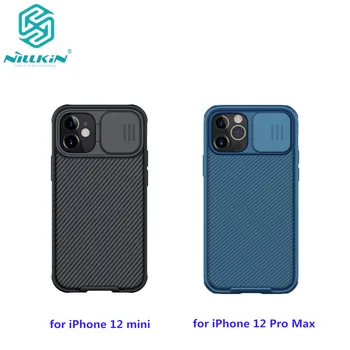 NILLKIN CamShield Pro Magnetic Primeru Za iPhone 12 mini potisnite pokrov za kamero zaščito za iPhone 12 Pro Max primeru hrbtni pokrovček