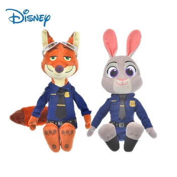 Nove Disney Resnično Kawaii Judy Nick Plišastih Igrač Srčkan Zootopia Model Figuric Pliš Plišaste Lutke Otroke, Igrače, Darila Za Rojstni Dan