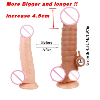 NOVE Sex Igrače Za Pare, za širitev Penis Penis Šoba Meso Penis Extender Kondomi Strapon Intimno igrače Sexoshop Sextoys