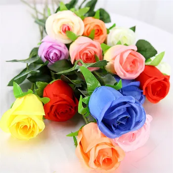 Novo (10pcs/Veliko) Sveže Rose Umetno Cvetje Pravi Dotik Rose Cvetje Doma Dekoracijo za Stranko Poroka ali Rojstni dan Dekor Cvet