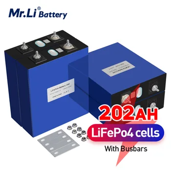 NOVO 3.2 V 200Ah 202Ah Lifepo4 baterija za polnjenje 12V 24V 48V 202Ah Za RV Golf Voziček za Shranjevanje Energije Čoln