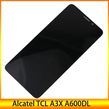 Novo 6inch LCD Za Alcatel TCL A3X A600DL Zaslon LCD + Touch Screen Digiziter Skupščine Z Orodja