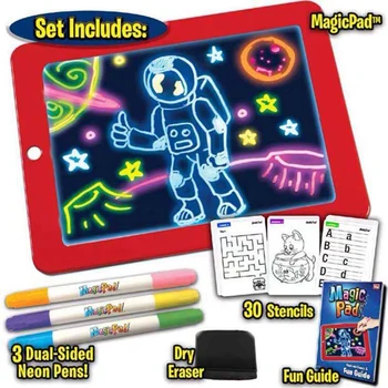 Novo Otrok Pisanje Grafitov Magic/pad 3d Risanje Krovu za Risanje Kit Čarobno LCD Sijaj Risanje za Otroke Rojstni dan Božično Darilo