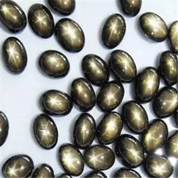 Nočni učinek naravnih safir ovalne gola gemstone proizvaja Shandong Kitajska trgovina na drobno odlično AAA za obroč uhan