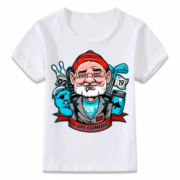 Otroci Oblačila Majica Življenje Komik Bill Murray Poklon Otroci T-shirt za Fante in Dekleta Malčka Srajce Tee