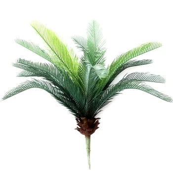 Palm Tree Umetno Cvetje Plastični Ponaredek Rastlin Šopek za Džungle Stranka Nova Apartma Okraski Umetno Listje
