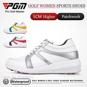 PGM Ženski Višino Narašča Golf Športne Superge Nepremočljiva Golf Hightening Čevlji Dihanje Klin Obutev Anti-slip Trener
