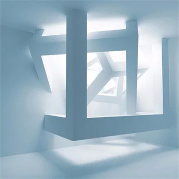 Po meri обои de papel parede stereoskopski geometrijske dnevna soba, spalnica 3D ozadje stenske nalepke doma dekor za dom