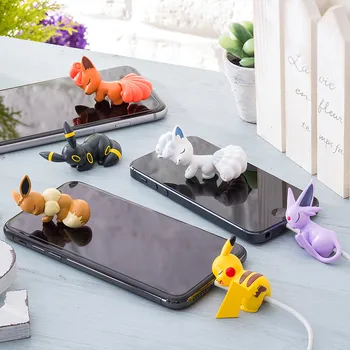 Pokemon Slika Noč Položaj Med Spanjem, Podatkovni Kabel Za Varstvo Pokemon Pokal Lutka Espeon Akcijska Figura, Mini Model