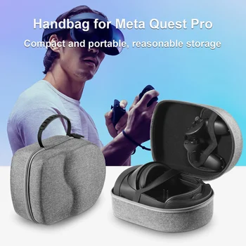 Potovalni kovček za Meta Prizadevanju Pro Zaščitna Vreča EVA Prenosni Trdi Škatla za Shranjevanje VR Slušalke za Meta Prizadevanju Pro Pribor
