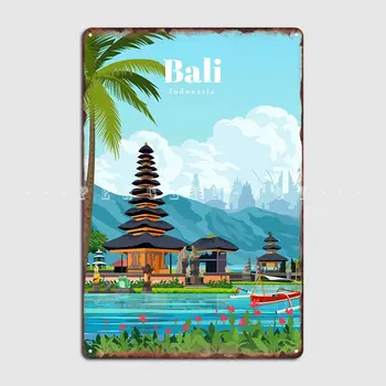 Potovanje Na Bali Kovinske Plošče, Plakat Steno Objave Kino Letnik Plošče Tin Prijavite Plakat