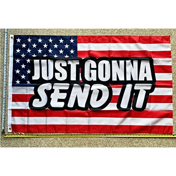 Pošlji To Zastavo BREZPLAČNA DOSTAVA Samo Hotel Poslati ZDA Biden Adut Redneck Prijavite 3x5' yhx0180