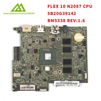 Prenosni računalnik z Matično ploščo Za Lenovo Flex 10 N2087 CPU 5B20G39142 BM5338 REV:1.6 v Celoti Preizkušen