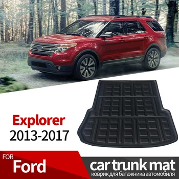 Prtljažnik Mat Za Ford Explorer 2013-2017 Zadaj Zagon Avto Linijskih Tla Pladenj Prtljage Kritje Zaščitnik EVA Gume Dodatki