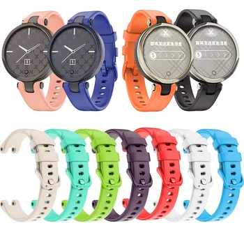 Silikonski Trak Za Garmin Lily Pametno Gledati Watchband ročno uro Trak zapestnica de montre Pasu Correa reloj de Multi-color