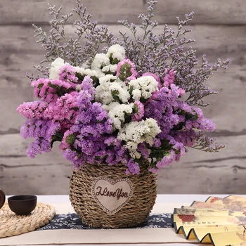 Sodobna dekorativne vaze rattan cvetna košarica dnevna soba dekoracijo naravno posušeni cvet snop doma dekor poroka dekoracija