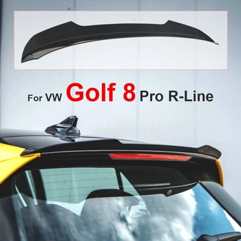 Spojler Za VW Golf 8 Pro R-Line ABS Gloss Black Golf8 Gti Zadnji Nagib Krila, Rep Ustnice Skp Trim Avto Dodatki 2021