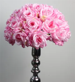 SPR Brezplačna dostava visoko kakovostni ROZA 25 CM*12pcs/veliko Pomander rose žogo poročni poljubljanje cvet žogo stranka/home dekoracijo cvet