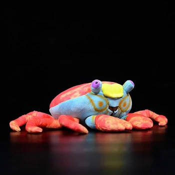 Srčkan Ameriki Red Rock Rakovice Plišastih Lutka Simulacije Živali Toy Model Darila