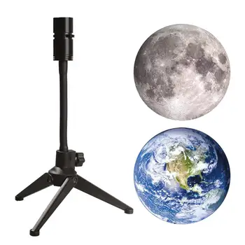 Star Projektor 2 V 1, Zemlja, Luna Projekcija Lučka 360 Vrtljiv Nosilec, USB Led Nočna Lučka Za Spalnica Dekoracijo Projektor