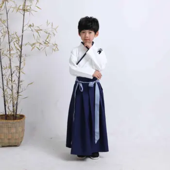 Stari Hanfu Haljo Kitajski Kostum za Otroke Nacionalni Tang Dinastije Letnik Plesno Obleko Vrhovi + Obleko Stopnji Uspešnosti Obleko