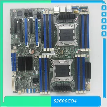 Strežnik matična plošča Za Intelove S2600CO4 S2600C04 X79 LGA2011 SAS Oskrbe E5-2680 V2 Popolnoma Preizkušen Dobra Kvaliteta