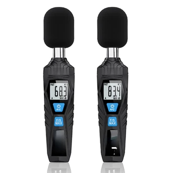 Strokovno Hrupa Meter za Merjenje 30-130dB Inteligentni Digitalni Merilnik Ravni Zvoka, Glasnost Senzor Ročni Digitalni Tester Hrupa