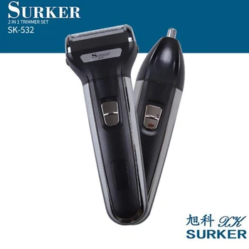 surker električni hair trimmer SK-532 2 v 1 za polnjenje električni brivnik britev nos hair trimmer templjev, rezilo stroj