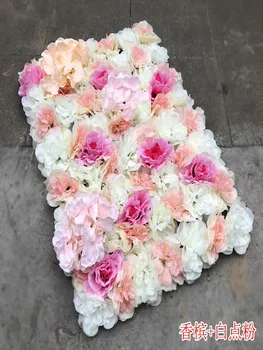 Svila Rose Cvet Doma Dekor Šampanjec Umetne Rože za Poročno Dekoracijo Cvet Steno Romantično Poroko Ozadje Dekor