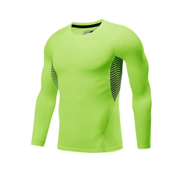 T-Majico Šport Stiskanje Moški T-Shirt Quick Dry Teče Oblačila Za Šport Joggers Usposabljanje Telovadnici Fitnes Trenirke