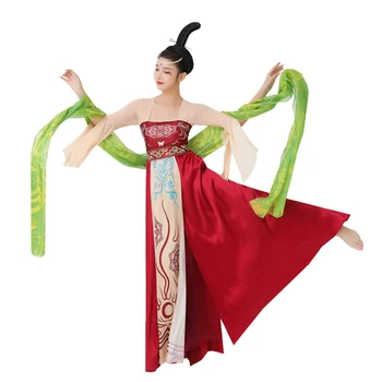 Tang Dinastije Hanfu Obleka Ženske Ljudskega Plesnega Oblačila Starodavni Kitajski Tradicionalni Kostum Fairy Princess Obleke royal court Fazi