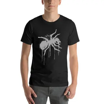 The Prodigy Ant Logotip Keith Flint Elektro Rock Band Prevelik T Shirt Je Natisnjena Mens Oblačila 100% Bombaž Ulične Plus Velikost Vrhovi