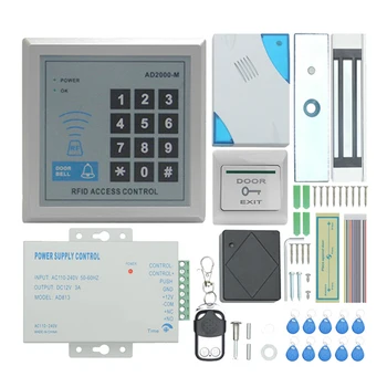 Top Deals TZAD2000M-02 RFID Vrata za Nadzor Dostopa do Sistema Kit,Domači Varnosti Sistem S 280Kg Električni Magnetni Zaklepanje napajalnik P
