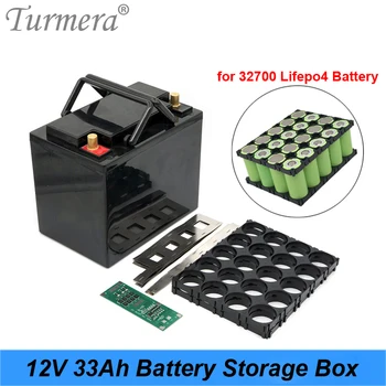 Turmera 12V 33A Baterije Škatla za Shranjevanje s 4X5 32700 Lifepo4 Baterije Imetnik 4S 40A Bilance BMS Niklja za UPS in Solor Sistem za Uporabo