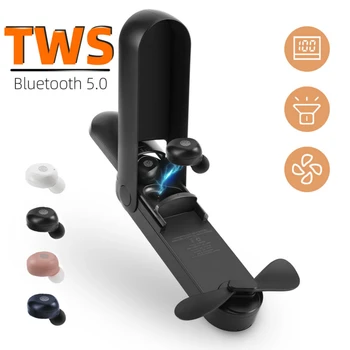 TWS Bluetooth 5.0 Slušalke 3D HIFI Stereo Brezžične Slušalke Šport Nepremočljiva Čepkov 2000mAh Večfunkcijsko Polnjenje Box