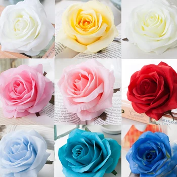 Umetno Cvetje Svile Rose Peony Cvet Glave za Poročno Dekoracijo DIY Cvet Steno Tabela Cvet Žogo za Ozadje Dekor