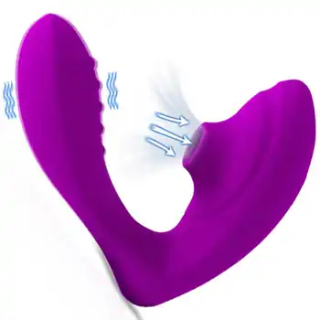 Vagina Sesanju Vibrator 10 Hitrostih Z Vibriranjem Bedak Oralni Seks Sesalna Klitoris Stimulator Erotično Sex Igrača Za Ženske Spolne Wellness