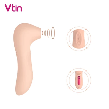 Vagina Sesanju Vibrator Za Ženske 10 Hitrosti G Spot Klitoris Bedak Klitoris Stimulator Etotic Sex Igrače za Ženske Masturbator