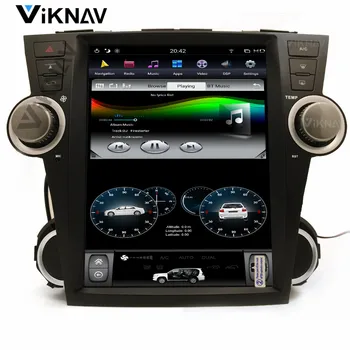 vertikalni zaslon Android avto Radio, GPS navigacija za Toyota Highlander 2009 2010 2011 2012 12.1 palca avto multimedijski predvajalnik