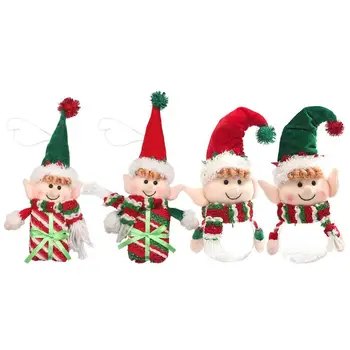 Vesel Božič Doll Okraski Inovativnih EL Palček Santa Claus Snjegović Božič Drevo Obesek DIY Noel Natalne Navidad Doma Decors