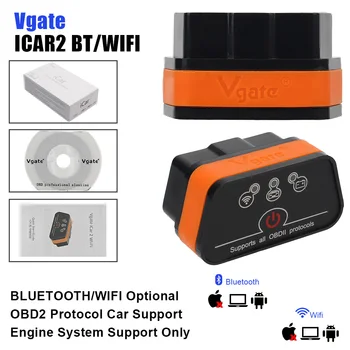 Vgate Icar2 Avtomobilski Diagnostični Optičnega WIFI/Bluetooth ELM327 OBD2 Za Android Kodo Bralnik Auto Diagnostično Orodje