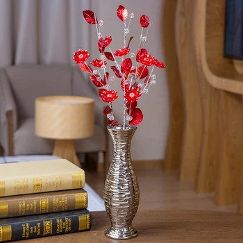 Vrhunska Ustvarjalne Umetno Akrilna Crystal Cvet enostaven modne rože vaza za dom dekor obrti soba, poročna dekoracija