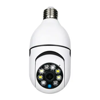 Vroče 1080P Kamera E27 Vijačni Dan In Noč barvno Razsvetljavo High-definition nadzorna Kamera Dvojna Luč 360 Rotacijski