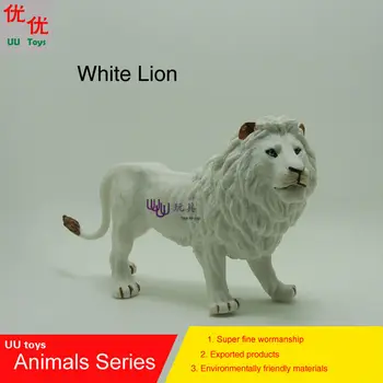 Vroče igrače:Beli Lev Simulacija modela Živali otroci igrače za otroke, izobraževalne rekviziti