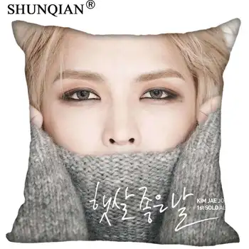 Vroče Prodaje Novih Meri Kim Jae Joong Kvadratnih Pillowcases zadrgo Moda po Meri Vzglavnik Dekorativni Pokrov