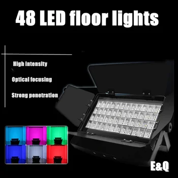 Vroče prodaje razsvetljavo LED48x3W tla lahka, barvanje površine svetlobe DJ fazi disco party plesna predstava