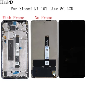 Z Okvirjem Za Xiaomi Mi 10T Lite 5G LCD-Zaslon LCD-Zaslon na Dotik Računalnike Skupščine Računalnike Skupščine Zamenjava+Orodja